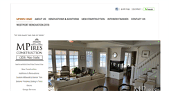 Desktop Screenshot of mpiresconstruction.com